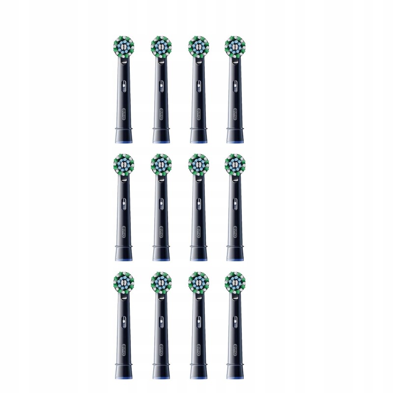 Oral-B Pro Cross Action Black Końcówki do szczoteczek elektrycznych 12 szt.