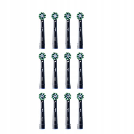 Oral-B Pro Cross Action Black Końcówki do szczoteczek elektrycznych 12 szt.
