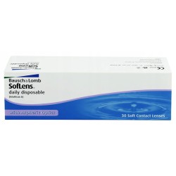 Soczewki jednodniowe SofLens Daily Disposable Bausch + Lomb 30 sztuk +3.75