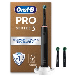 Oral-B Pro Series 3 szczoteczka elektryczna czarna 45000 obr./min timer