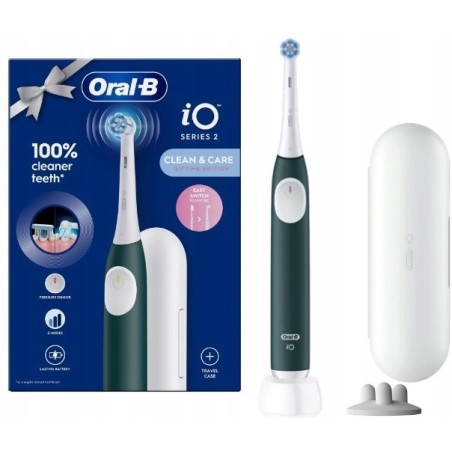Outlet Oral-B iO 2 szczoteczka elektryczna Green 3 tryby czujnik nacisku