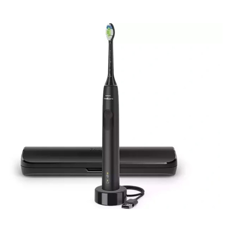 Outlet Philips Sonicare 4100 HX3683/54 Czarna Szczoteczka Soniczna + Etui