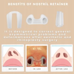 Outlet Silikonowy Retiner do Nosa po Rynoplastyce Plaster Micropore 6