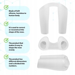 Outlet Silikonowy Retiner do Nosa po Rynoplastyce Plaster Micropore 6