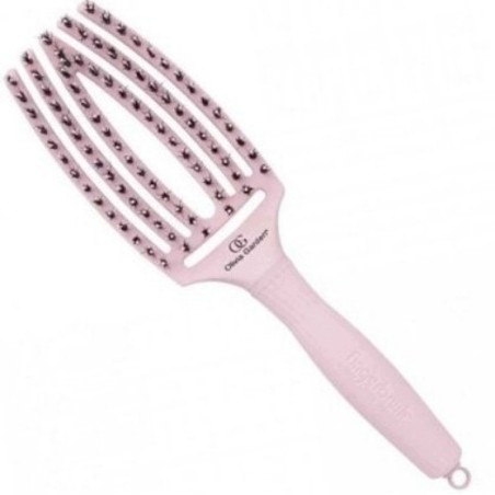 Olivia Garden Szczotka do Włosów Fingerbrush Painless Detangling M Różówa