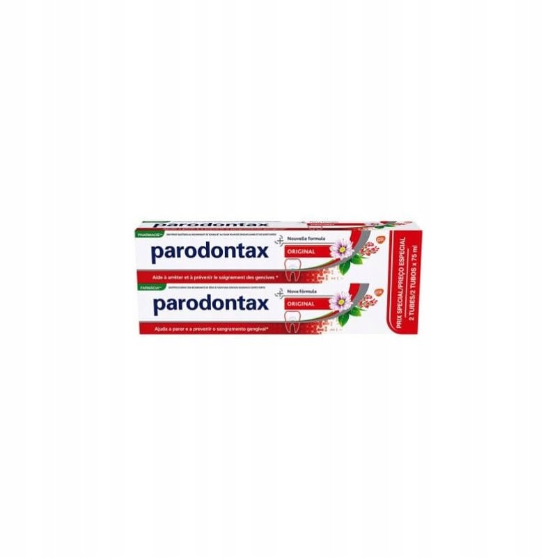 PARODONTAX Pasta do Zębów Herbal Sensation Mięta & Melisa 2 x 75 ml