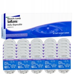 Soczewki jednodniowe SofLens Daily Disposable Bausch + Lomb 30 sztuk -0.50