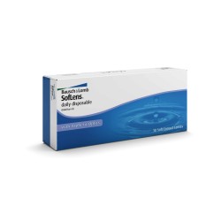 Soczewki jednodniowe SofLens Daily Disposable Bausch + Lomb 30 sztuk -0.50