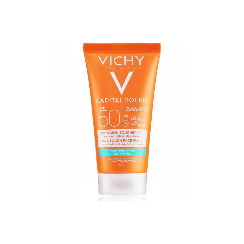 Krem do twarzy matujący Vichy Capital Soleil SPF50+ przeciwsłoneczny 50ml