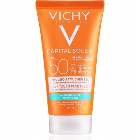 Krem do twarzy matujący Vichy Capital Soleil SPF50+ przeciwsłoneczny 50ml
