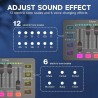 Outlet FIFINE Mikser audio RGB PC do Gamingu Streamingu Podcasty Czarny