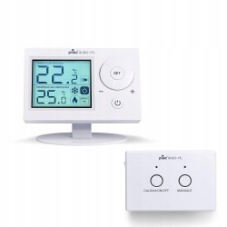 Outlet Plikc SKI RF 2 bezprzewodowy termostat pokojowy 868 MHz z LCD