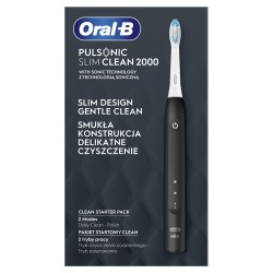 USZKODZONY Szczoteczka elektryczna Oral-B Pulsonic Slim 2000 czarna