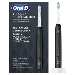 USZKODZONY Szczoteczka elektryczna Oral-B Pulsonic Slim 2000 czarna