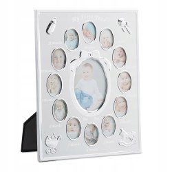 Outlet Ramka na wiele zdjęć 13 Relaxdays 29 x 24 cm imitacja srebra