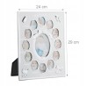 Outlet Ramka na wiele zdjęć 13 Relaxdays 29 x 24 cm imitacja srebra
