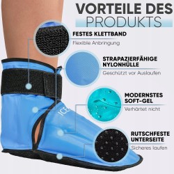 Outlet Kompres żelowy but chłodzący ICEHOF 28,5cm rozmiar 45 niebieski