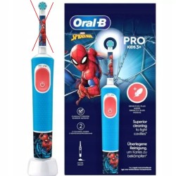Outlet Elektryczna szczoteczka do zębów Oral-B PRO Kids 3+ Spider-Man