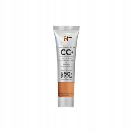 IT Cosmetics CC Crème SPF50+ Korygująca Wysokie Krycie Odcień Tan 12ml