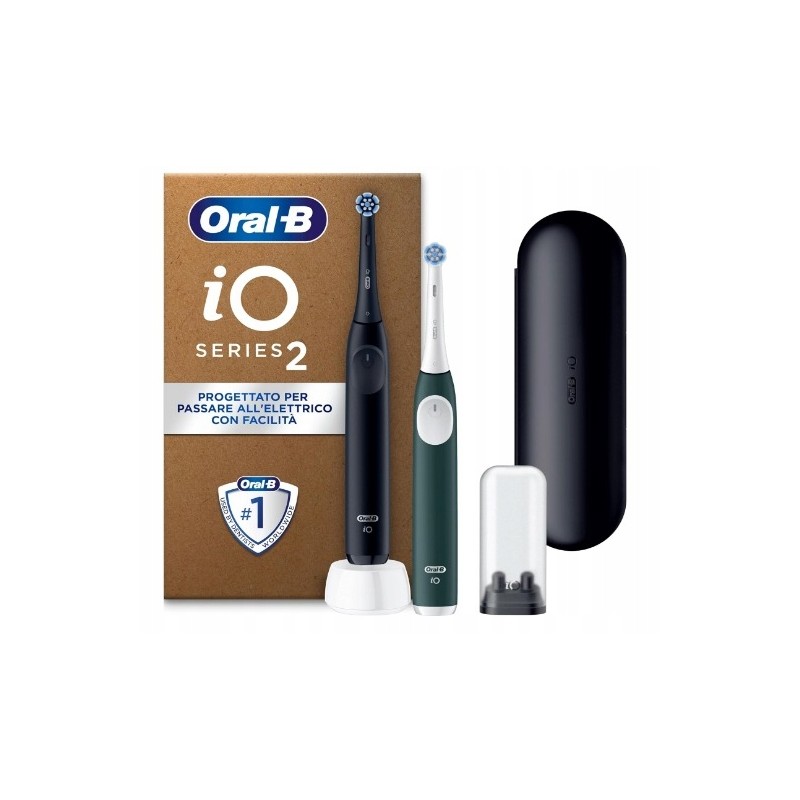 Outlet Zestaw szczoteczek elektrycznych Oral-B iO Series 2 Duo Black &