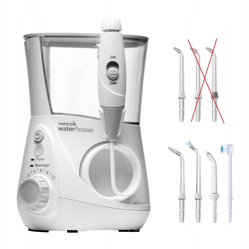 USZKODZONY Irygator Waterpik WP-660EU stacjonarny dentystyczny zestaw biały