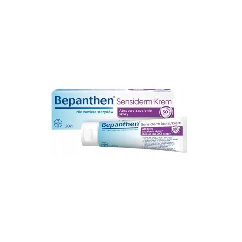 Bepanthen Sensiderm 20 g krem na zmiany skórne w atopowym zapaleniu skóry