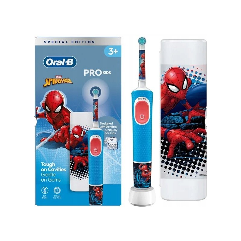 Outlet Oral-B Pro Kids elektryczna szczoteczka dla dzieci Spider-Man 3+