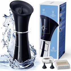 Irygator do uszu z czujnikiem temperatury IPX7 4 tryby USB czarny