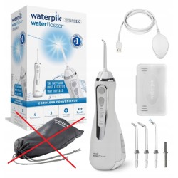 Outlet Waterpik WP-580EU Irygator bezprzewodowy 3 ciśnienia USB biały