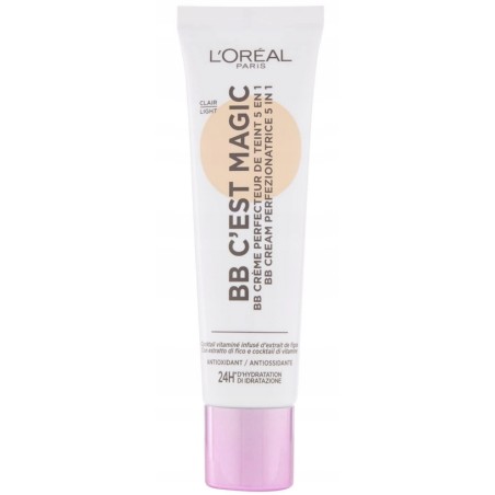 Nawilżający krem koloryzujący 02 Light L'Oreal Make Up Magic Bb Jasne Spf