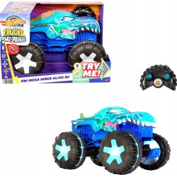 Outlet Hot Wheels Monster Trucks RC Mega Wrex Alive Pojazd Zdalnie