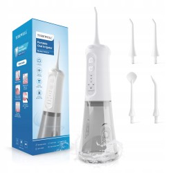 Outlet TUREWELL TH2C3 irygator do zębów 310 ml 5 trybów 4 końcówki podróżny