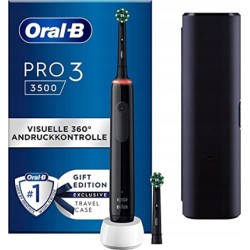 Outlet Szczoteczka elektryczna Oral-B Pro 3 3500 czarna 45000 obr/min timer