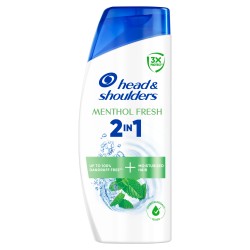 Head & Shoulders Menthol Fresh 2w1 - Szampon przeciwłupież. z odżywką 400ml
