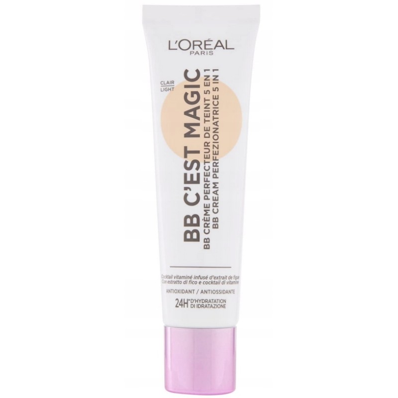 Nawilżający krem koloryzujący 02 Light L'Oreal Make Up Magic Bb Jasne Spf