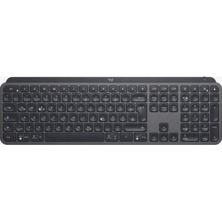 Outlet Klawiatura membranowa Logitech MX Keys czarna układ QWERTZ DE 2.4GHz