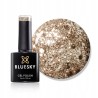 Bluesky Lakier Hybrydowy Gold Button Brokatowy UV LED 10ml