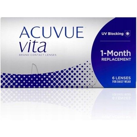 Acuvue Vita (6 soczewek) Moc: -1.25, (BC): 8.40, DIA: 14.00