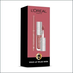 L'Oreal Paris Zestaw Do Ust: Konturówka Blurfiller i Olejek Plump Ambition