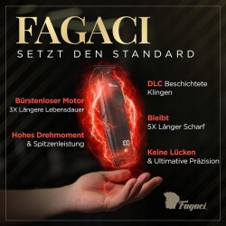 Outlet Trymer do brody Fagaci Zero Gap 0mm bezszczotkowy akumulatorowy