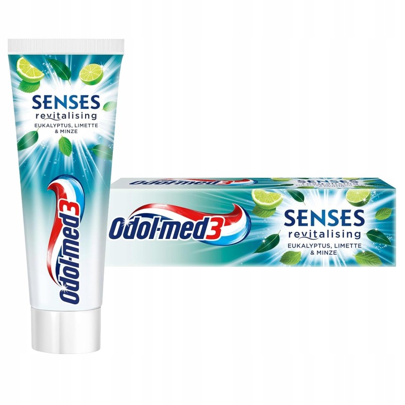 Sensodyne Odol-med3 Pasta do Zębów Eukaliptus Limonka Mięta 75ml