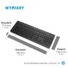 Outlet Zestaw Combo HP klawiatura niskoprofilowa i mysz HP 230 1600dpi OPIS