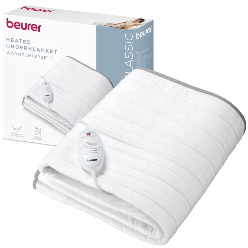 Outlet Koc elektryczny Beurer polarowy z regulacją temperatury 50W 150x80cm