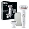Outlet Braun Silk-épil 9 depilator dla kobiet z obrotową głowicą 9-030,