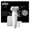 Outlet Braun Silk-épil 9 depilator dla kobiet z obrotową głowicą 9-030,