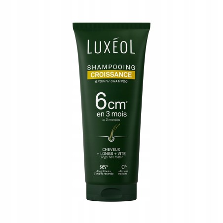 Luxeol Szampon Przyspieszający Wzrost Włosów 200ml - 6cm w 3 miesiące