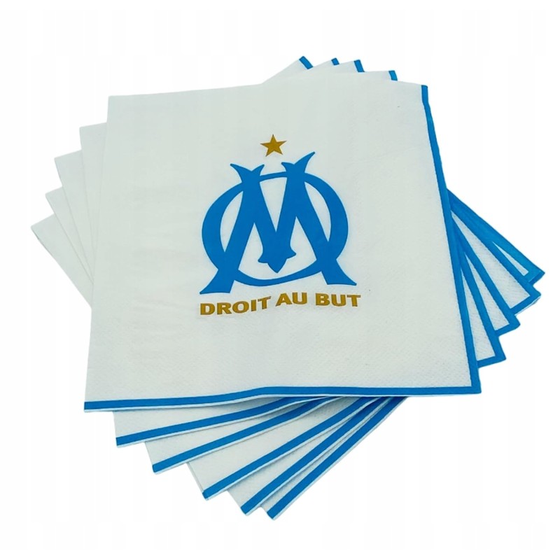 Serwetki Jednorazowe OM Olympique de Marseille 33x33 cm 20 szt.