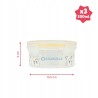 Outlet Badabulle miski z pokrywkami i klipsami MAXIBOX 3szt 300ml