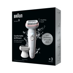 Outlet Braun Silk-épil 9 depilator dla kobiet z obrotową głowicą 9-030