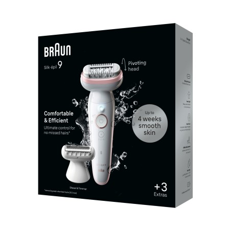 Outlet Braun Silk-épil 9 depilator dla kobiet z obrotową głowicą 9-030
